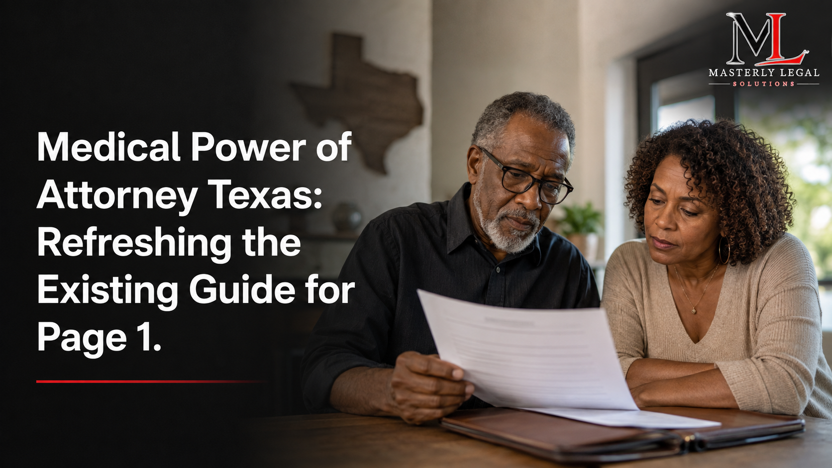Texas medical power of attorney document and legal guidance.