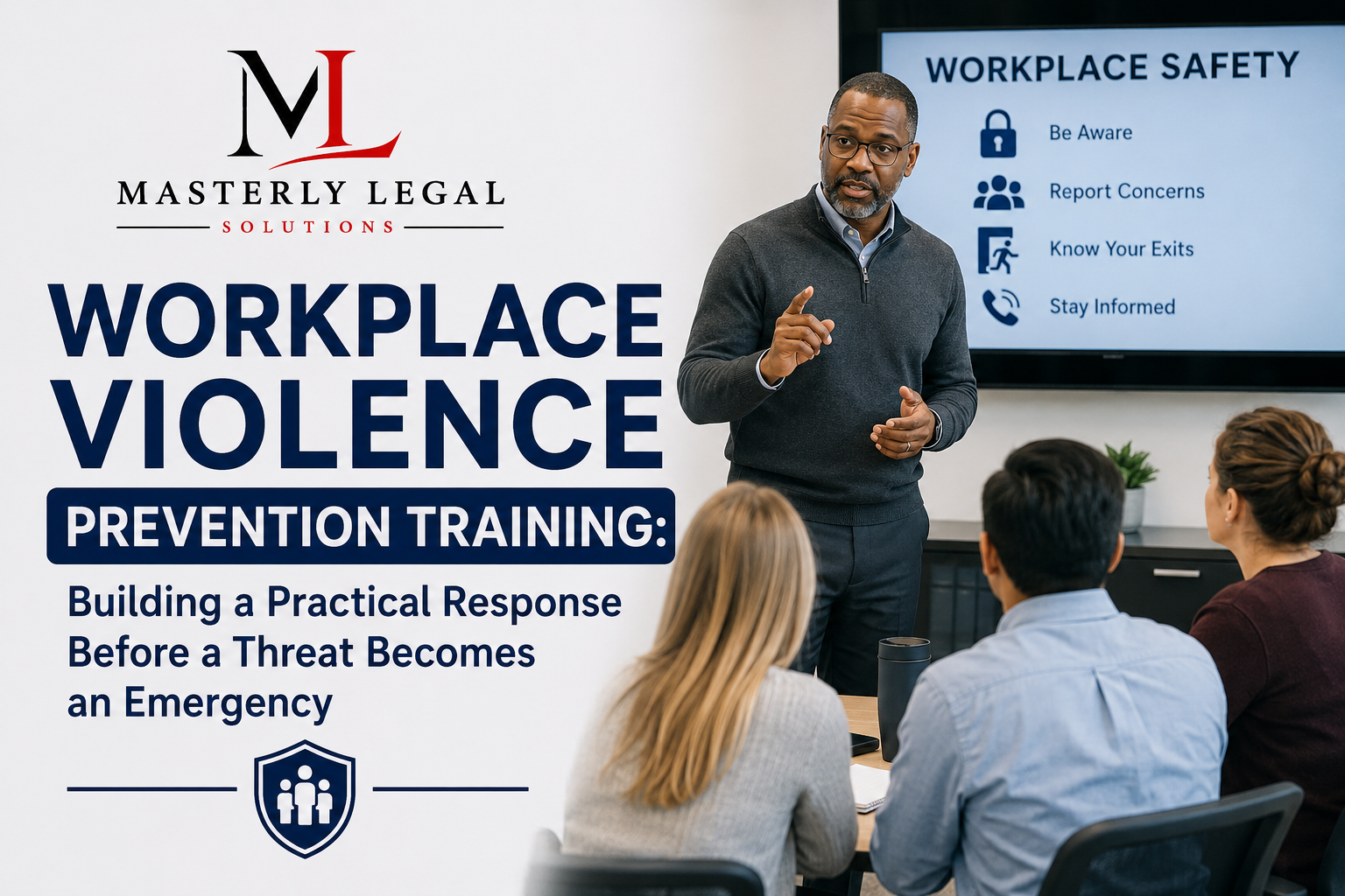 Workplace violence prevention training for employee safety