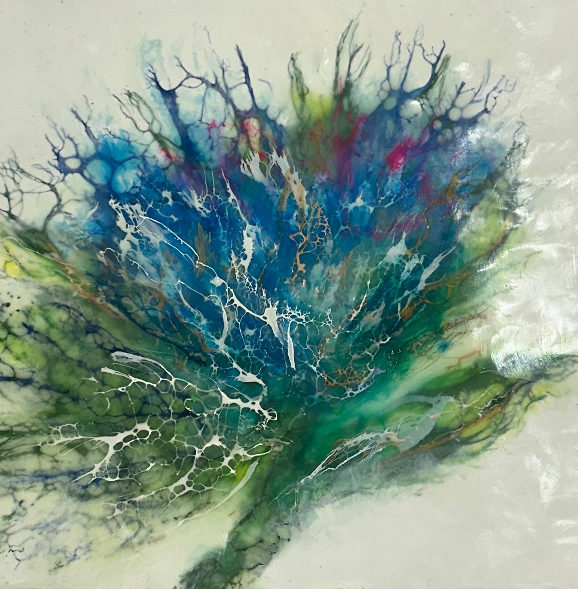 Veil of Flora original art