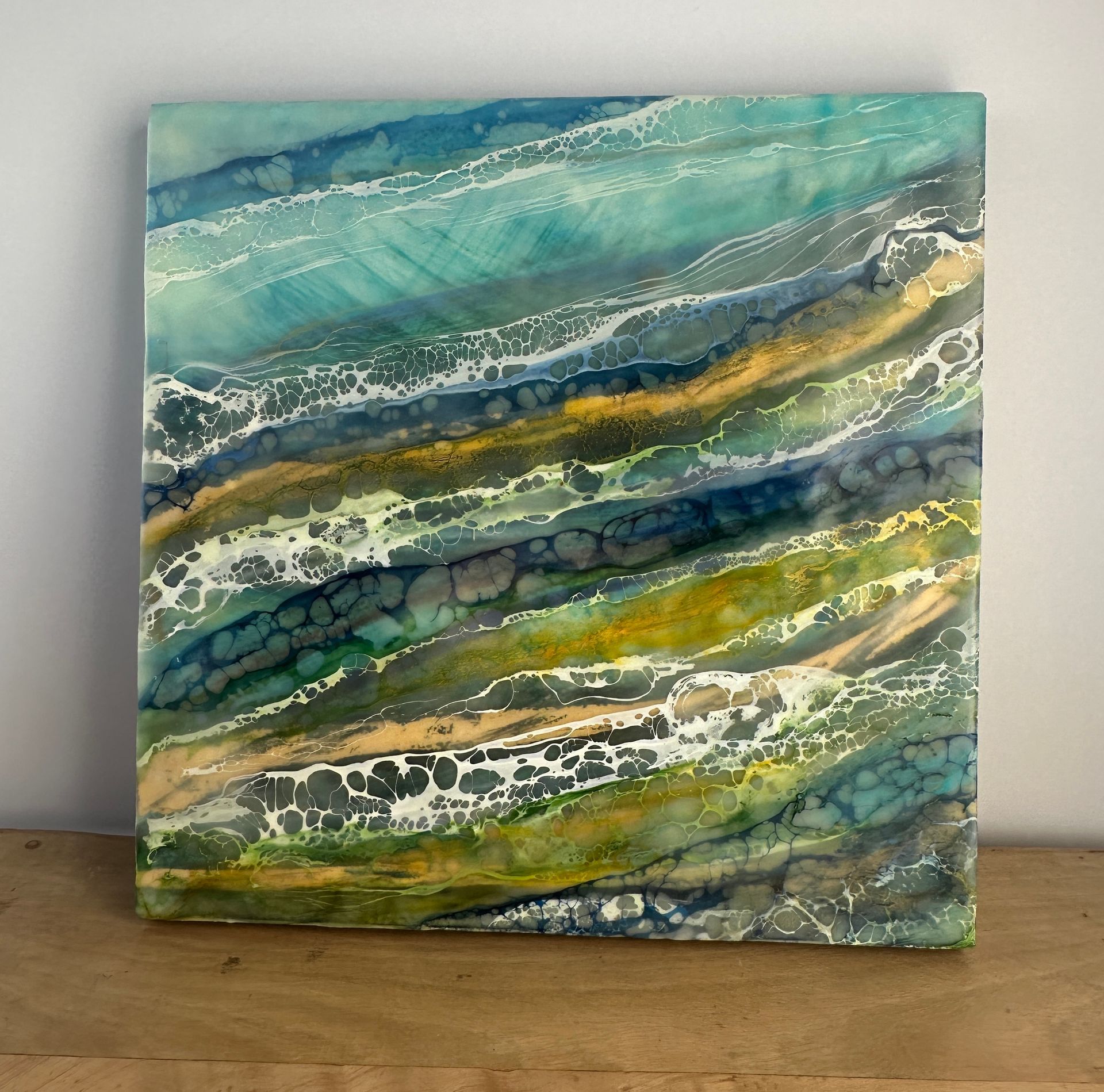 Elemental Golden Flow original art