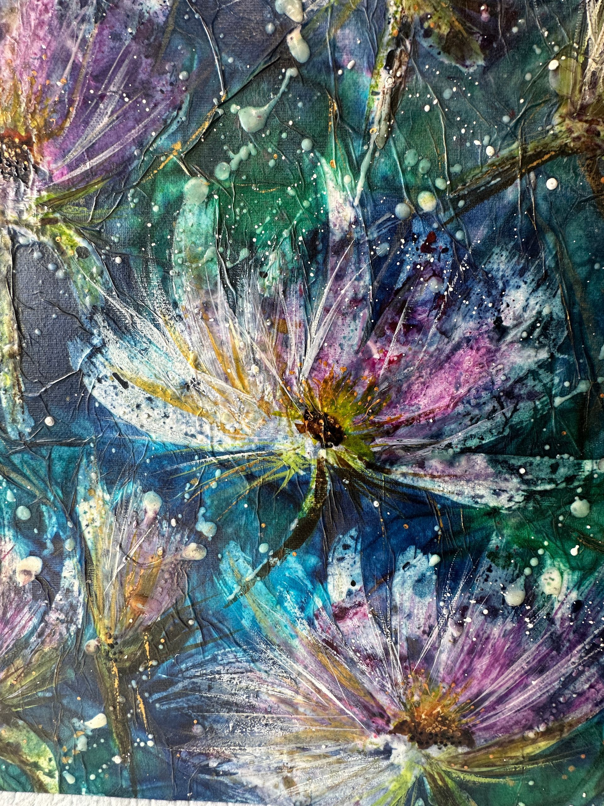 Serenade of Petals original art