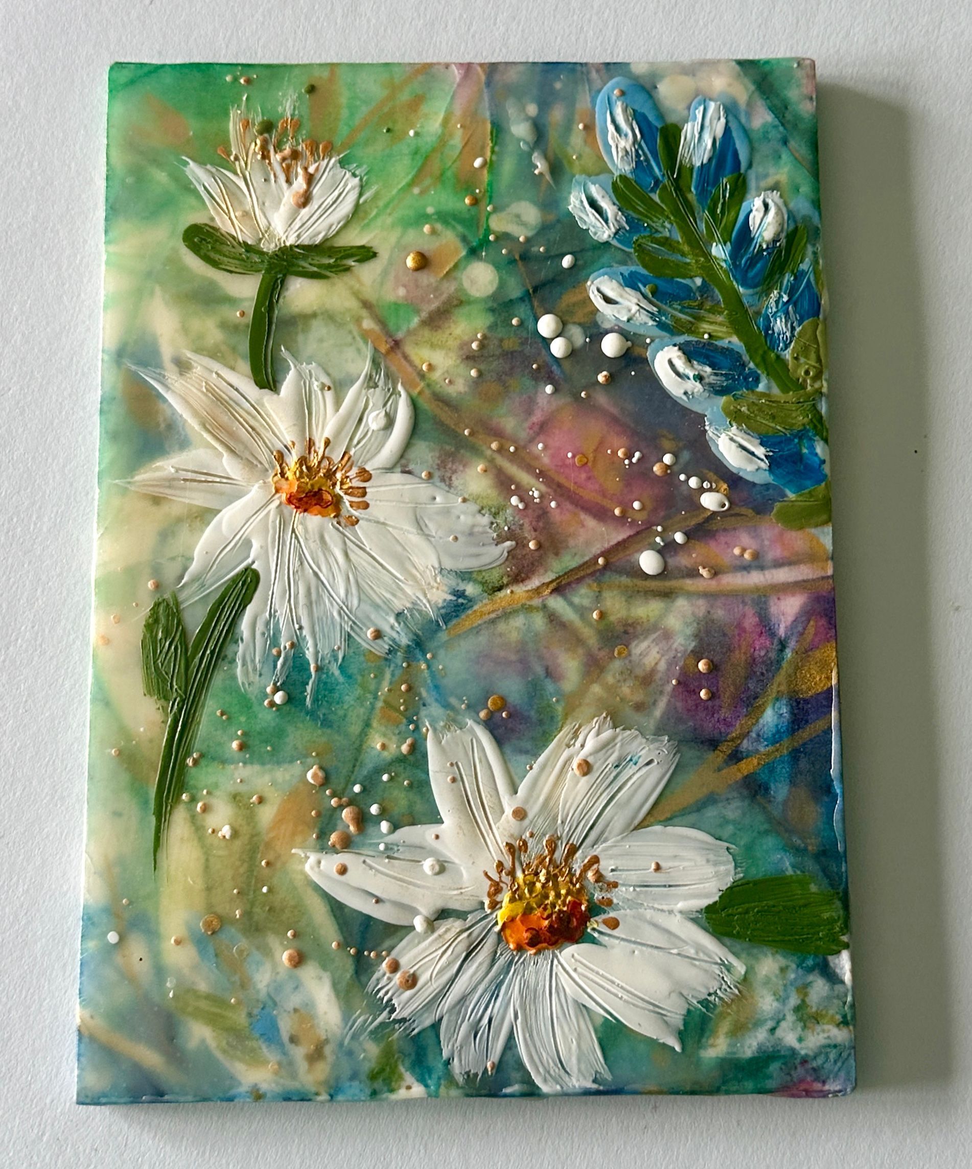 Dancing Daisies original art