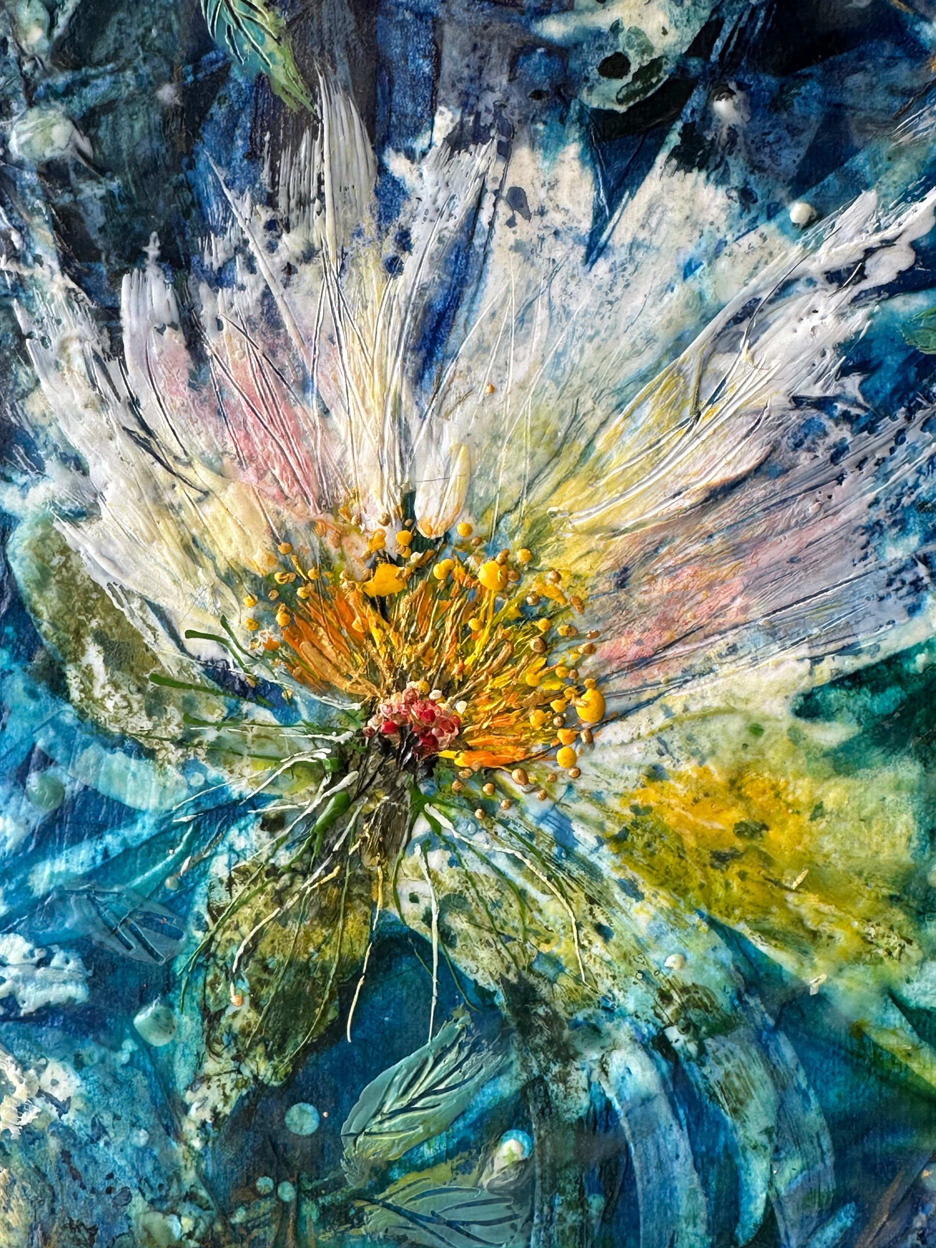 Above the Blue original art