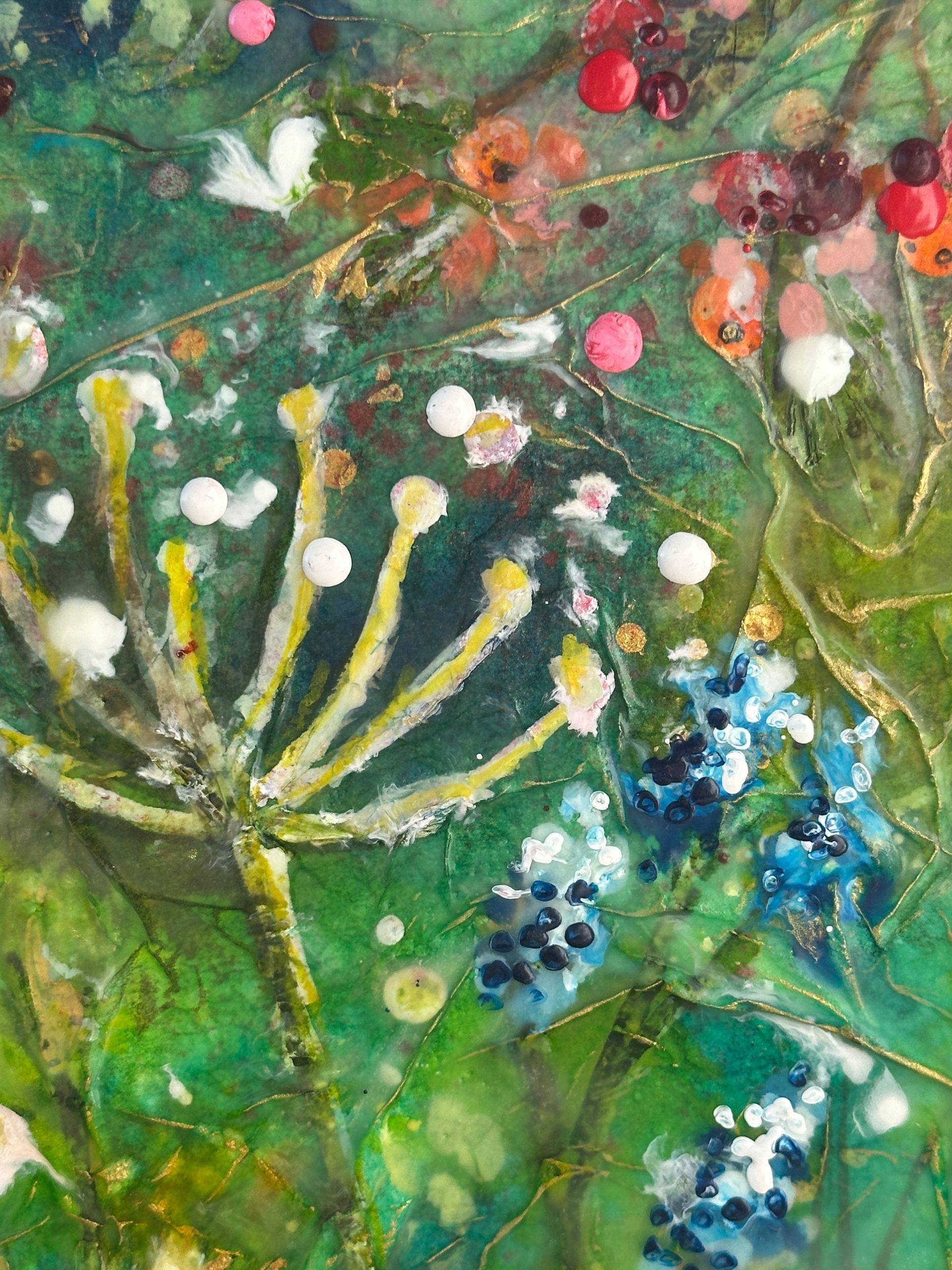Enchanted Hedgerow from the Hedgerow Series original art
