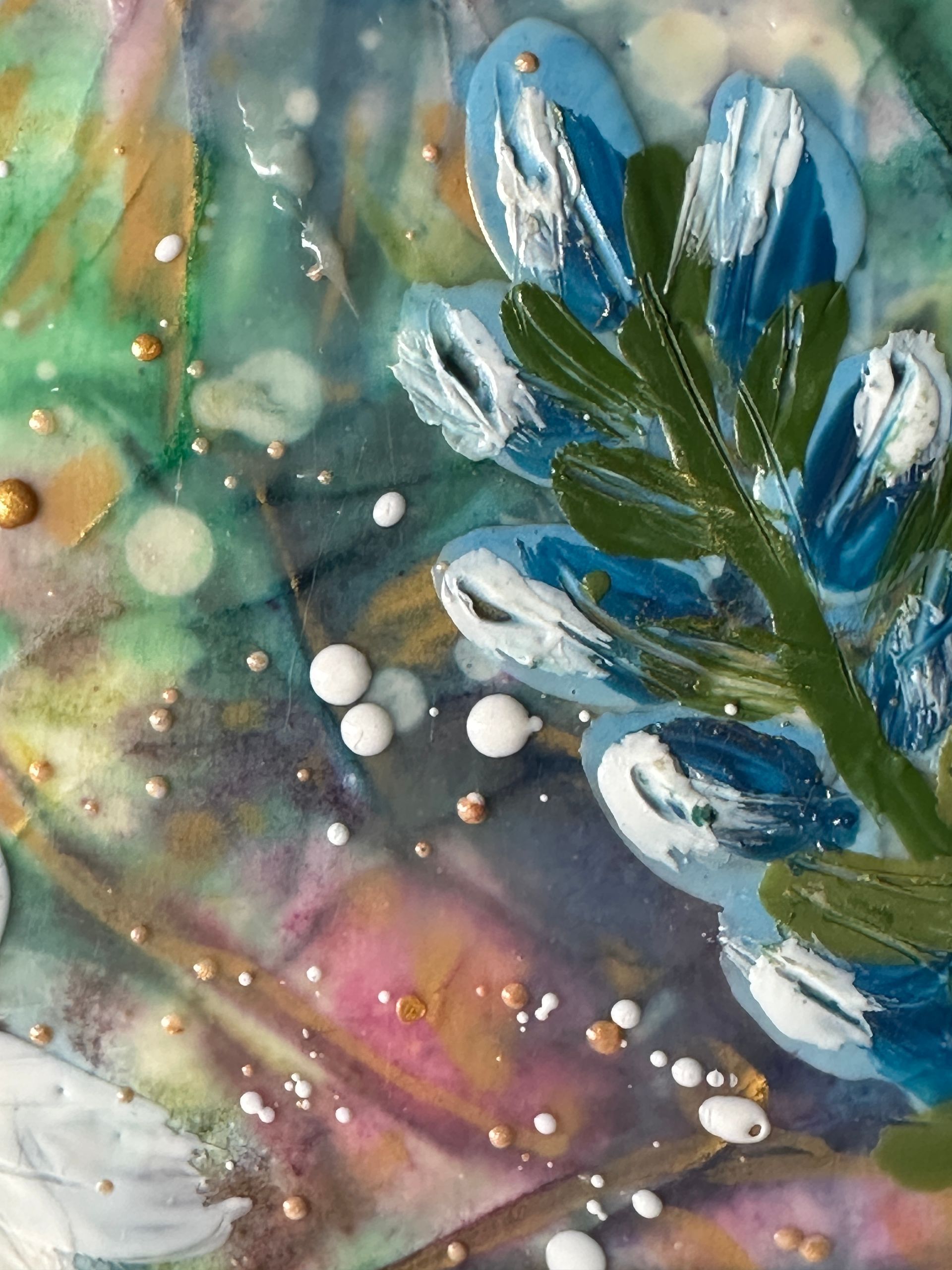 Dancing Daisies original art