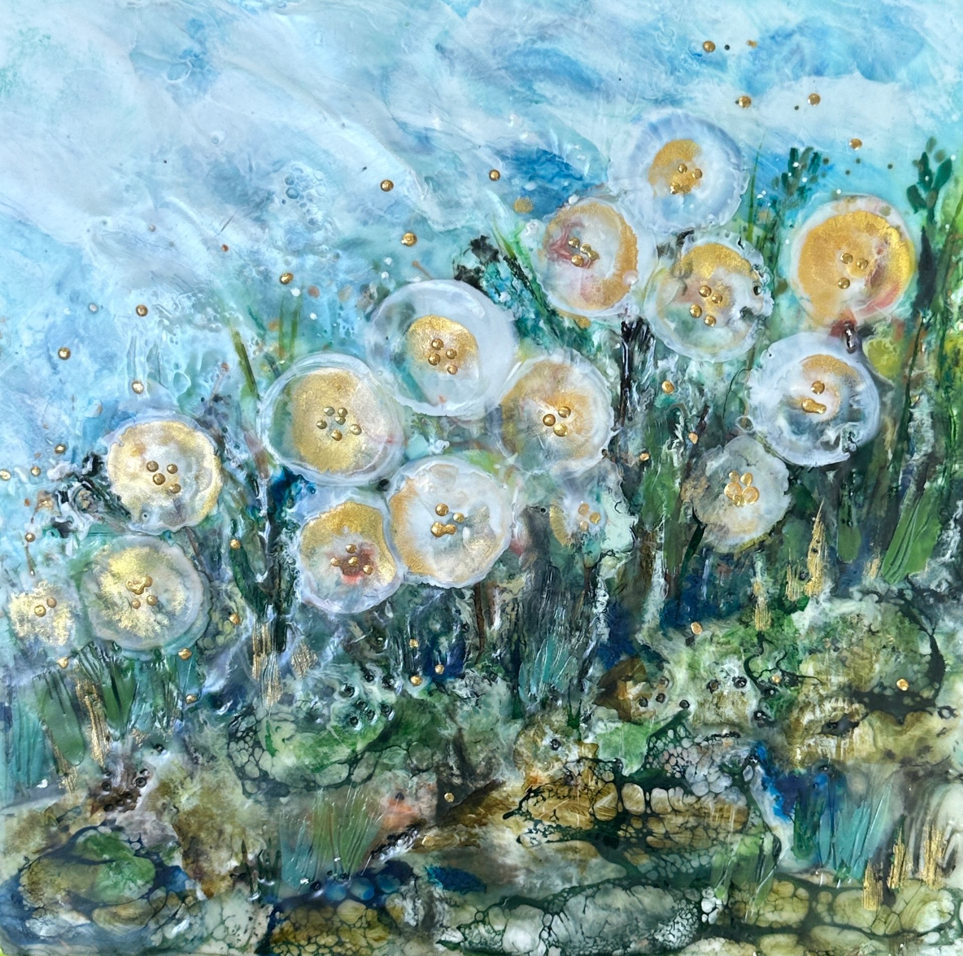 A Garden's Whisper original art