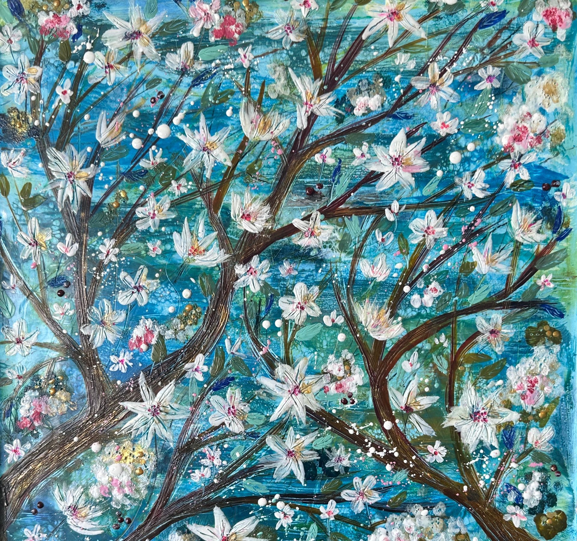 Whispers of Spring original art
