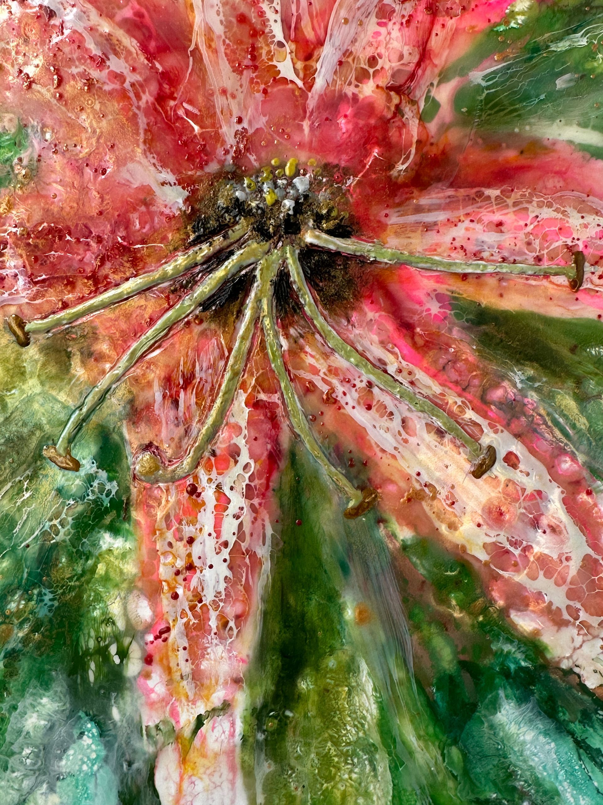 Lily's Embrace original art