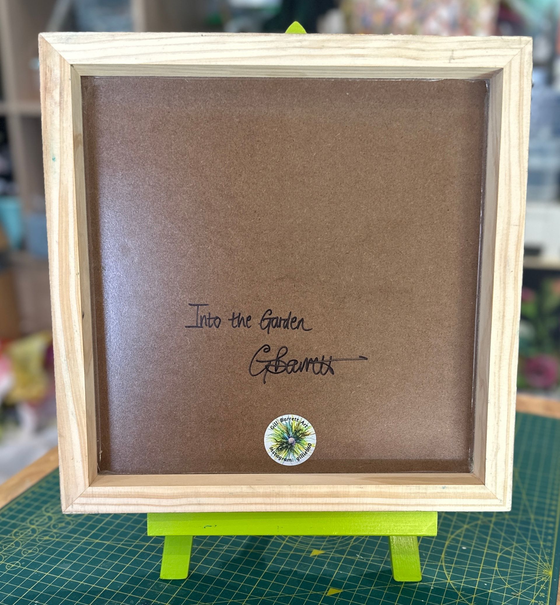 Into the Garden original art