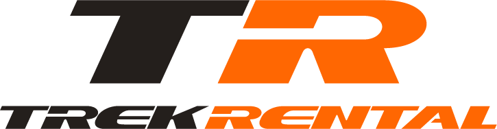 Logotipo de Trek Rental con 