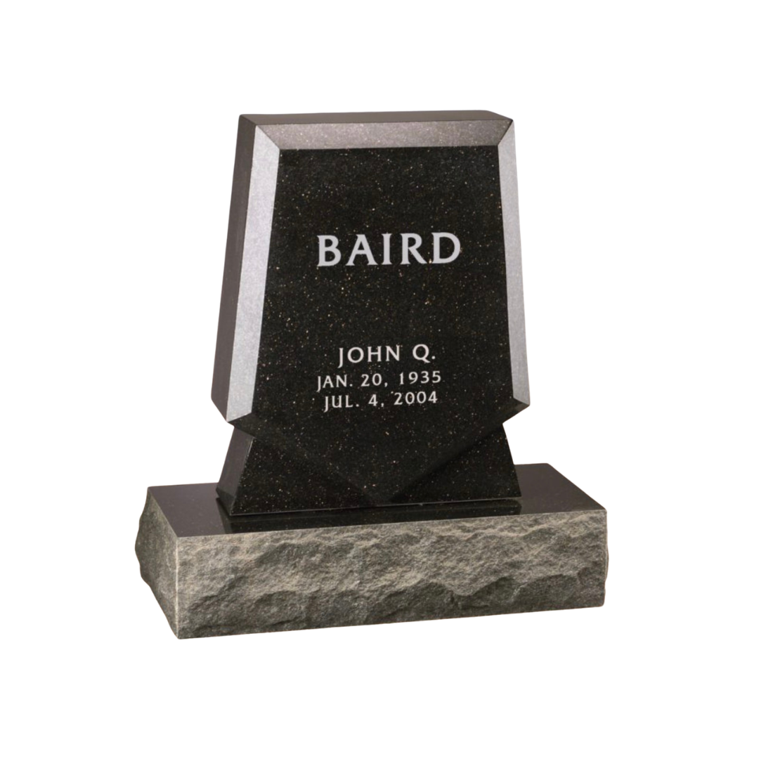 Upright monument.
