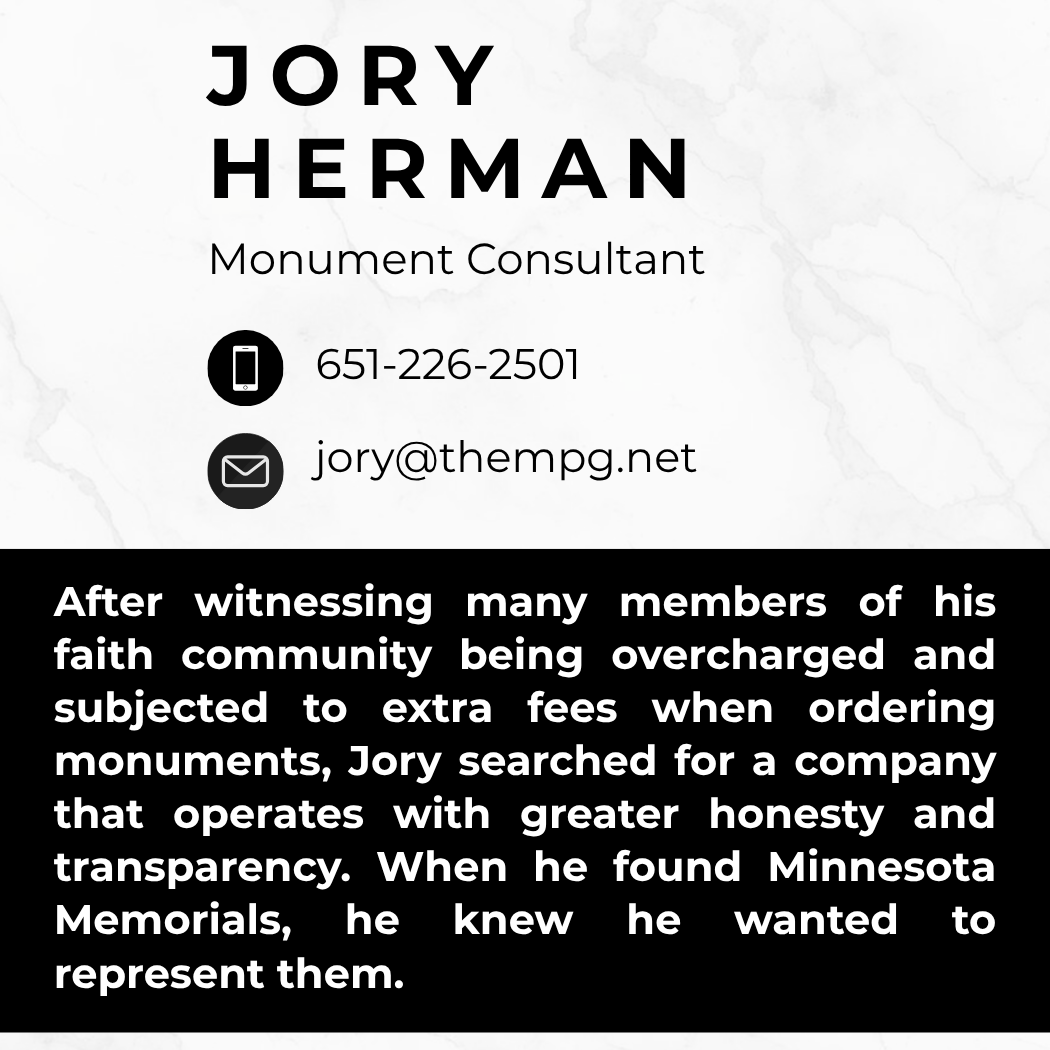 Jory Herman's phone number is 651-226-2501 and his email is jory@thempg.net