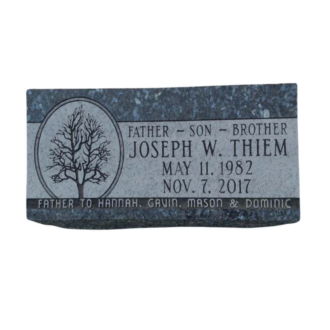 Pillow marker featuring a tree.
