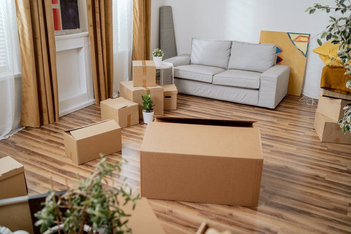 Apartment while moving