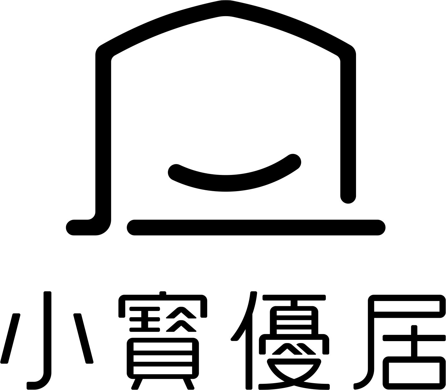 小寶優居室內設計品牌LOGO正方形