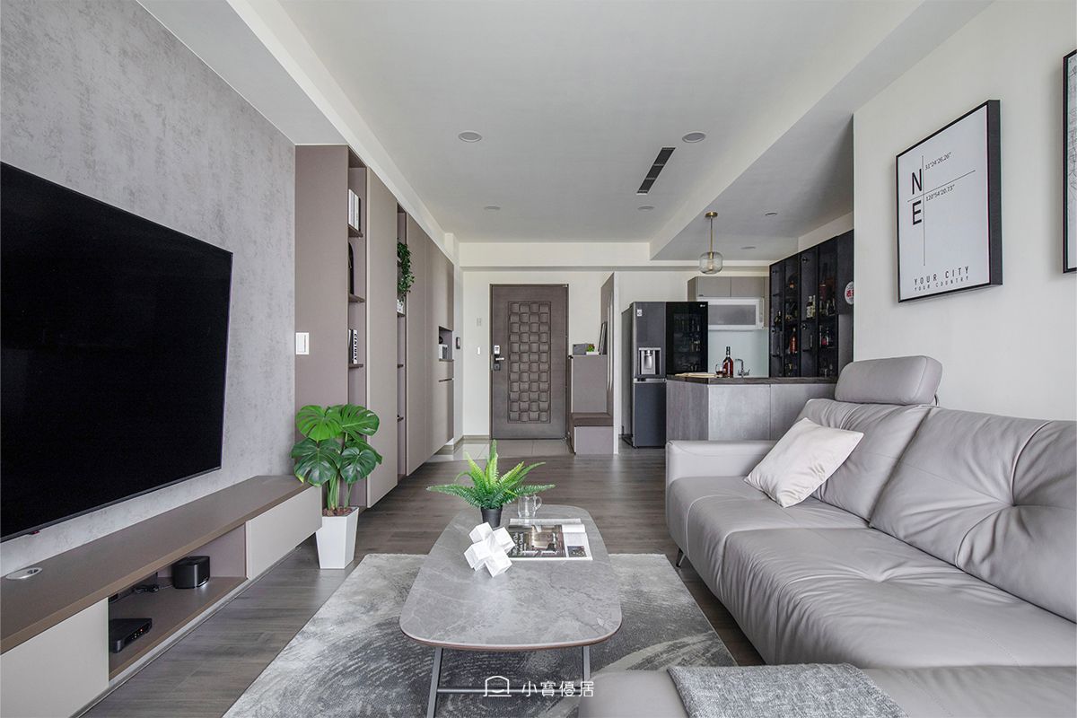 小寶優居第2318個室內設計作品：解憂｜42坪大樓質感現代風設計