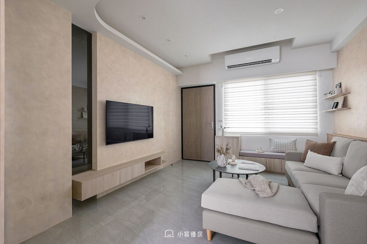 小寶優居第2833個室內設計作品：奶茶色司曼特透天厝設計