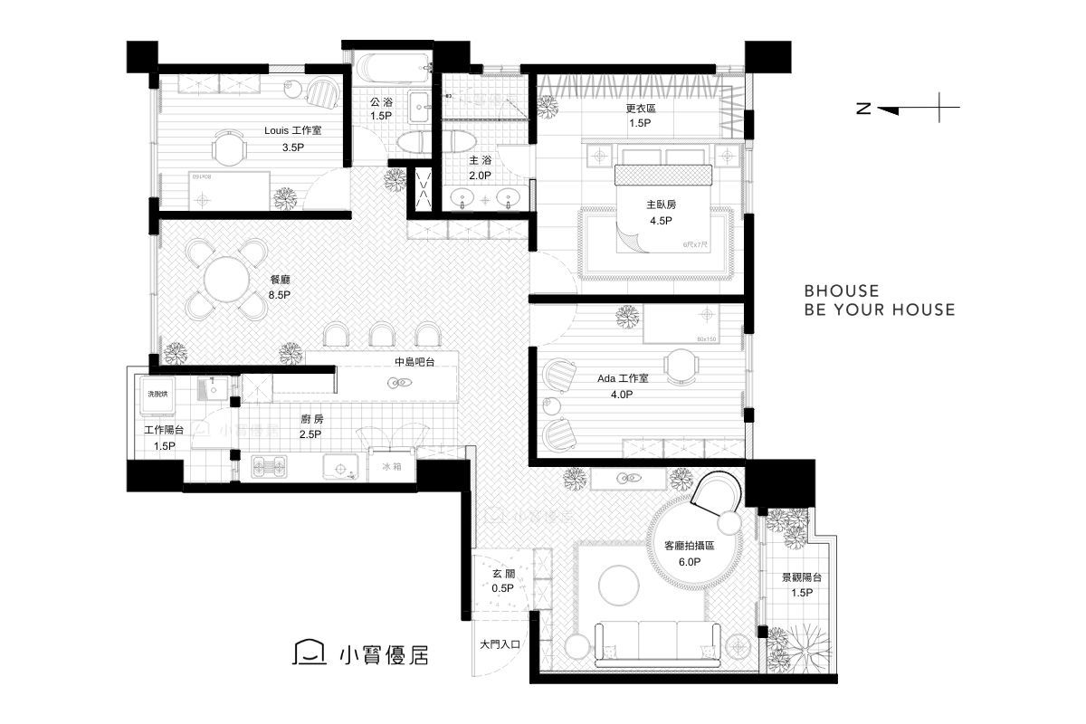 小寶優居案場平面圖 小寶優居案場平面圖