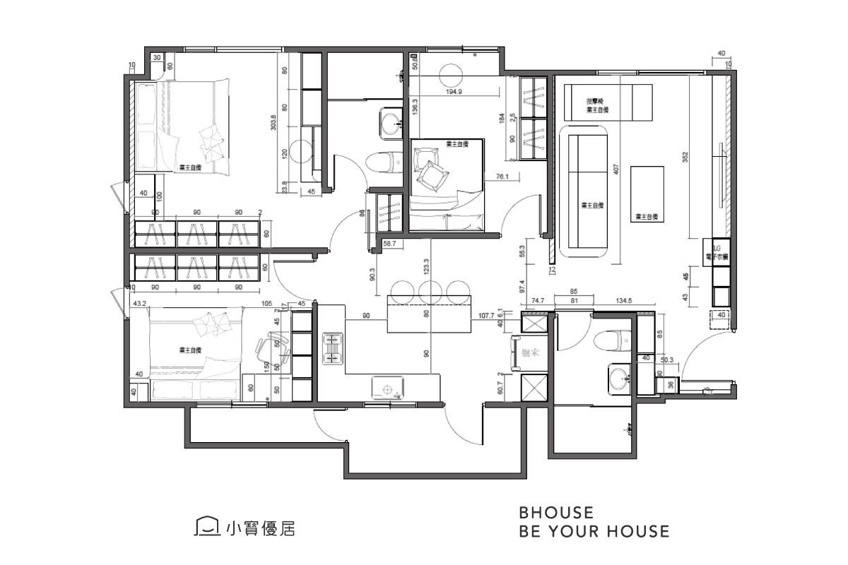 溫潤案場平面圖