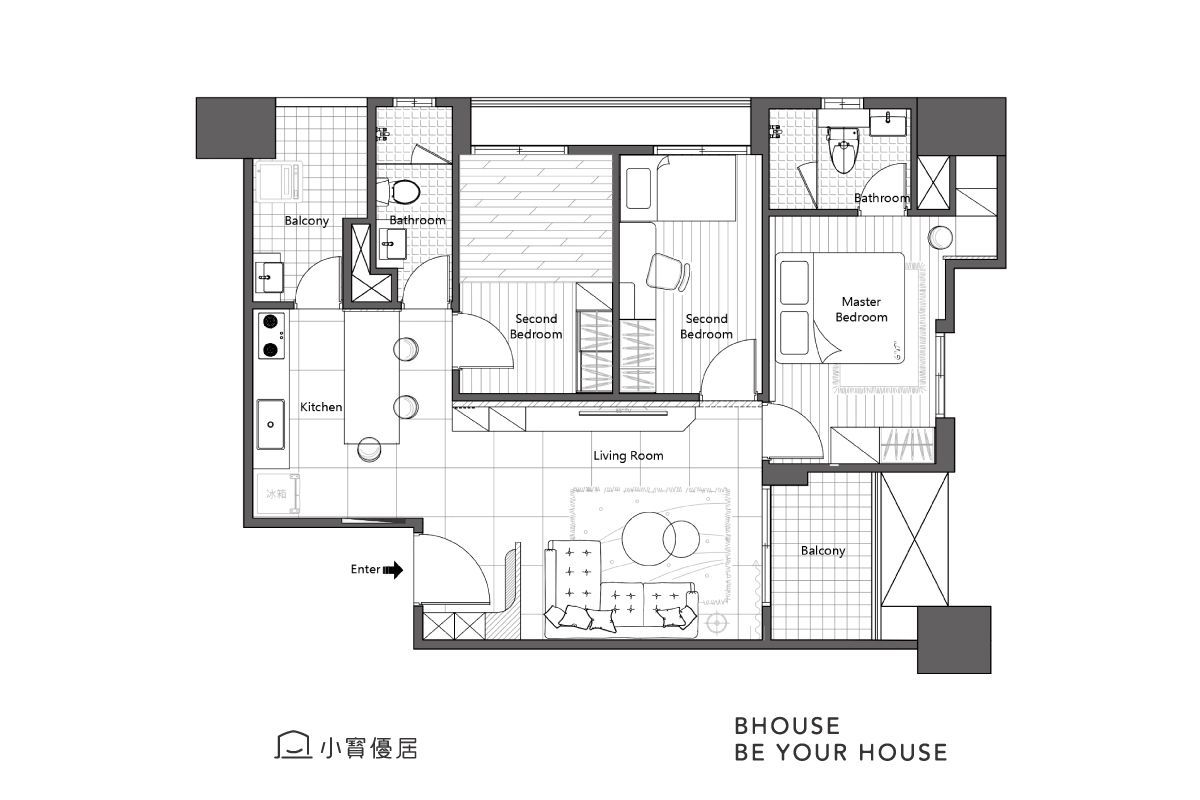 溫潤案場平面圖