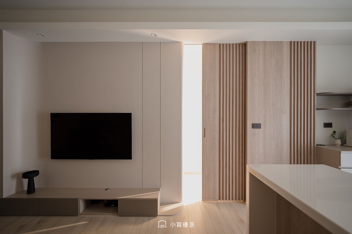 小寶優居第2911個室內設計作品：台南簡約風圓弧小坪數