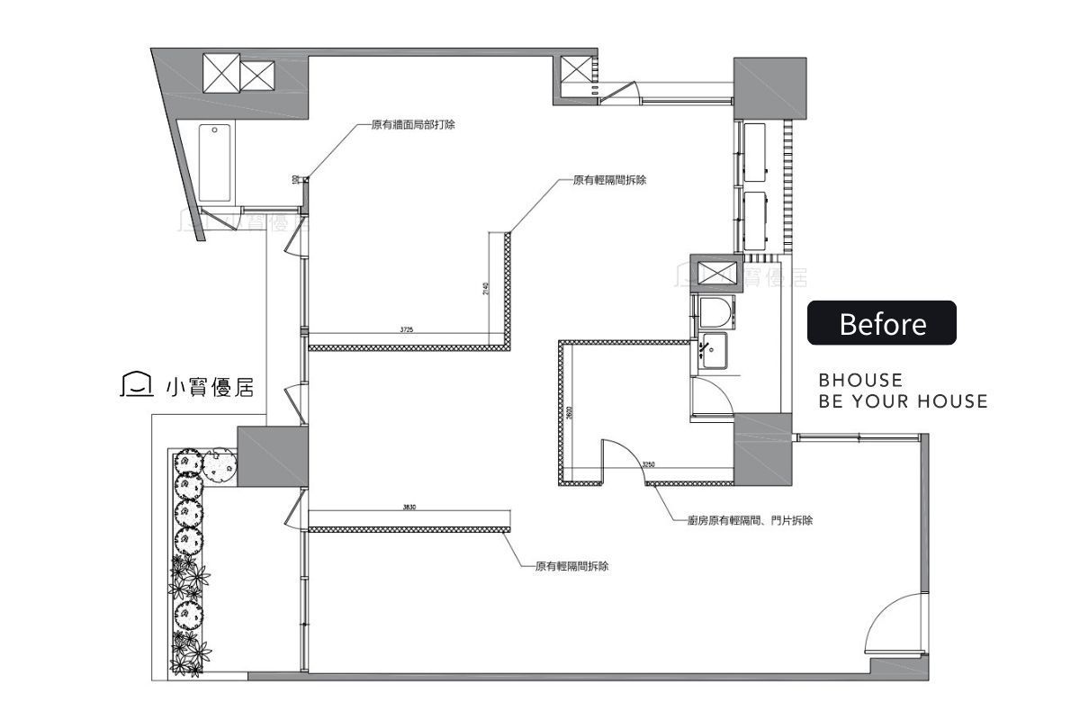 小寶優居室內設計平面配置圖