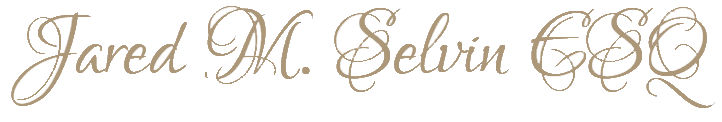 Attorney Jared M. Selvin - Signature