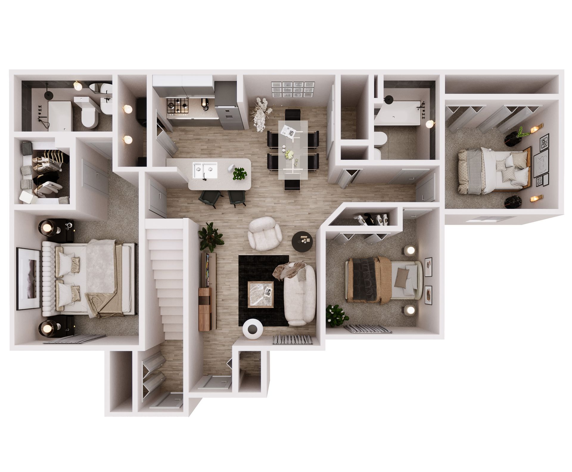 Floor Plan - 2 Bed | 2 Bath