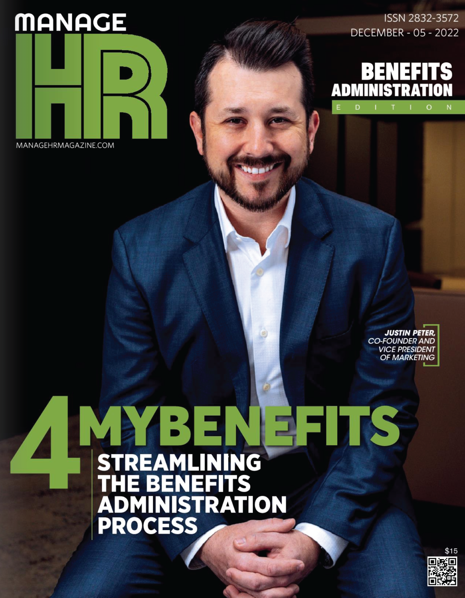 A man in a suit is on the cover of a magazine