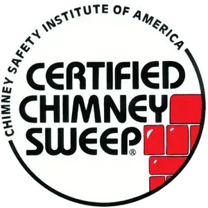 A logo for the certified chimney sweeper safety institute of america