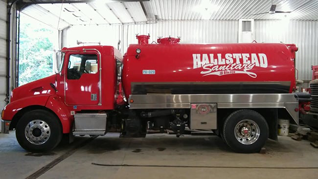 Hallstead Sanitary Service Truck