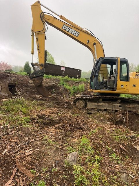 A Close Up Of A Trench — Hawthorne, NY — Better Home Sewage Services, Inc.