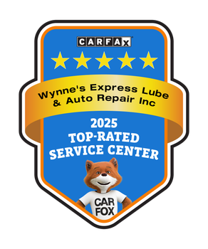 Carfax 2025 Top Rated Service Center | Wynnes Express Lube & Auto Repair Inc.
