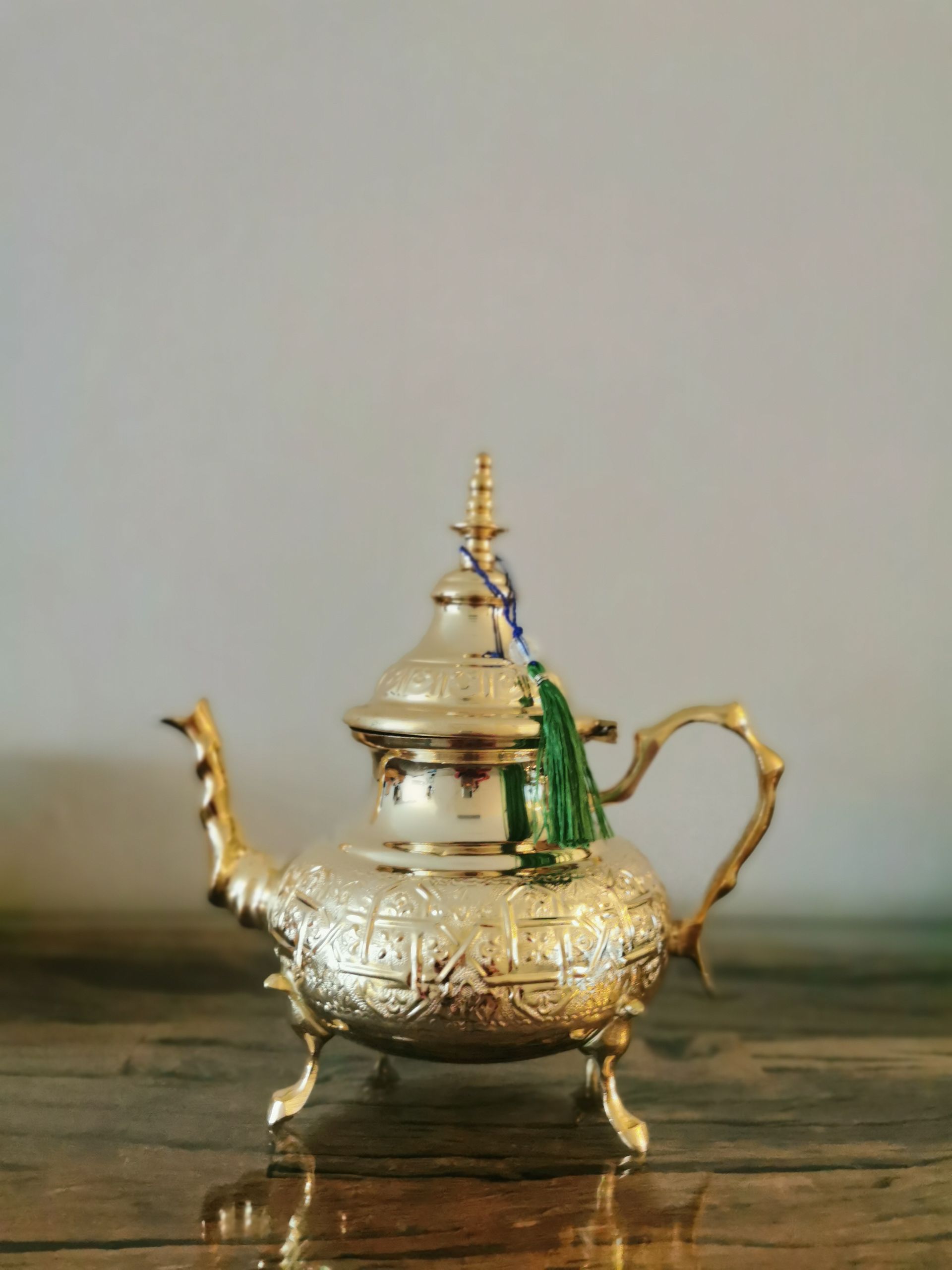 Marokkaanse gouden theepot