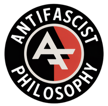 Antifascist emblem: white 