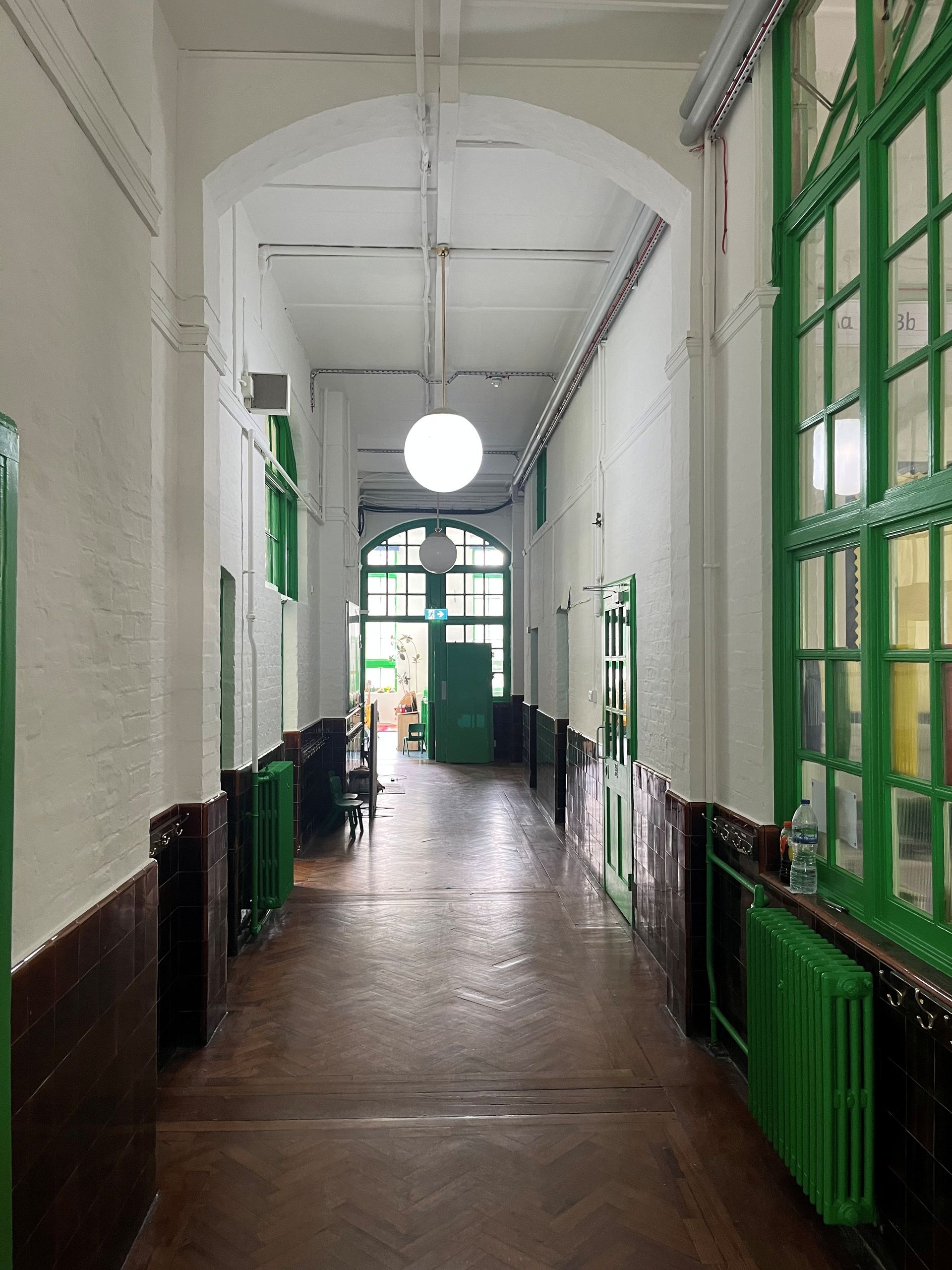 Painting and decorating works at Clapham Manor Primary School, Lambeth