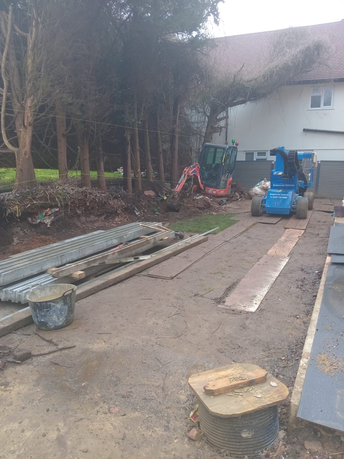 Site clearance and groundworks by i2i Contractors