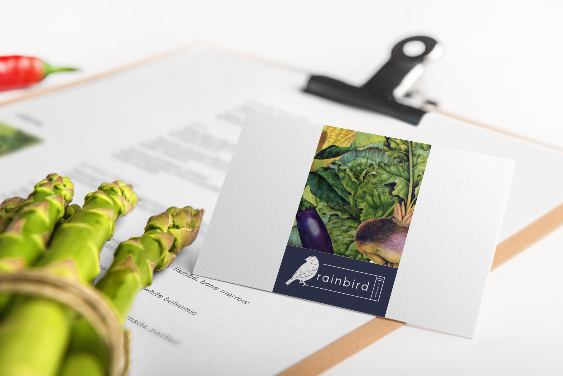 restaurant logo, sticker and menu design