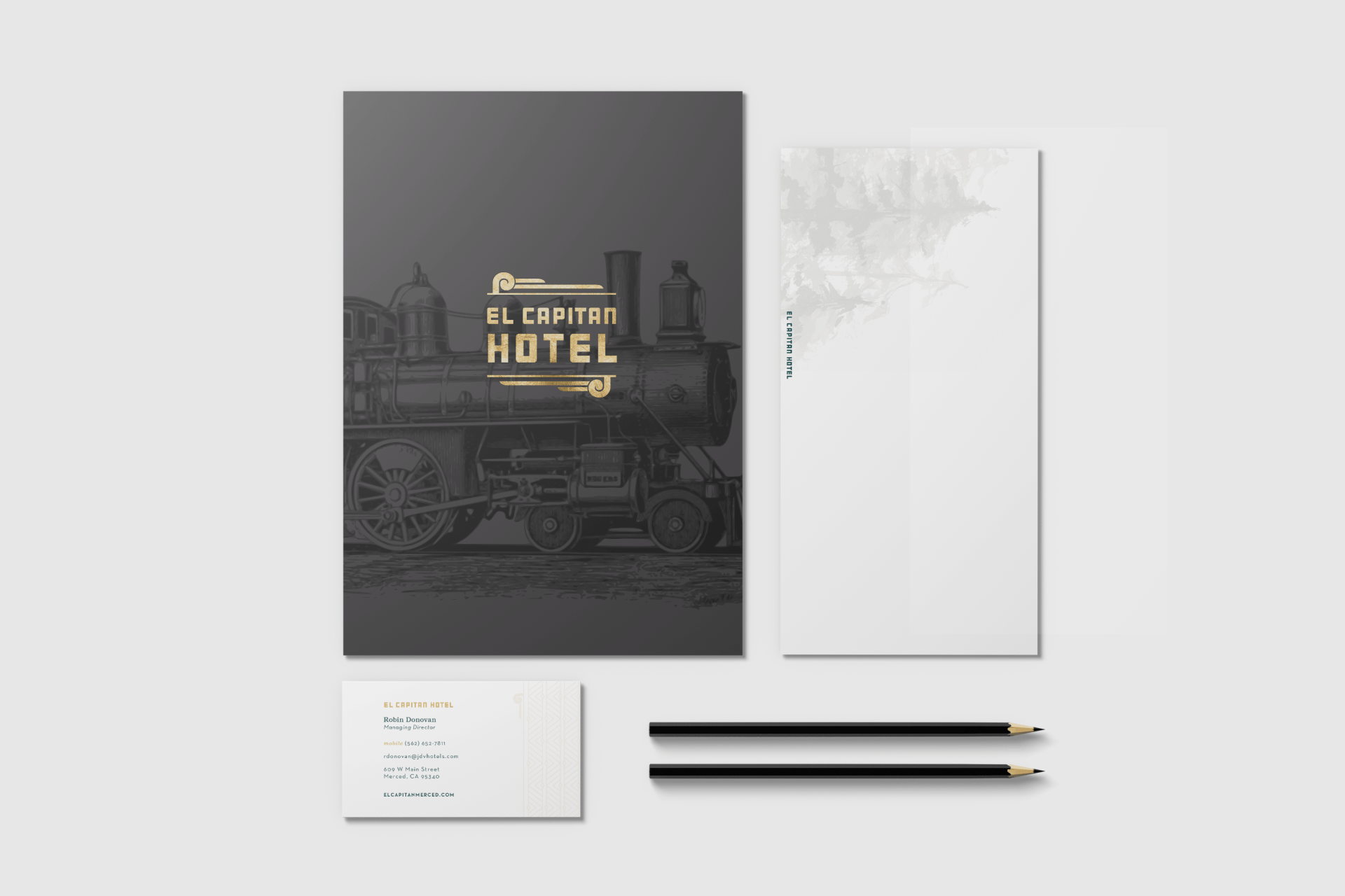hotel brand design and logo