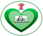 Logotipo: Corazón verde con el icono de una casa en su interior, 