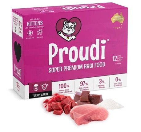 Proudi Kitten - Turkey & Beef