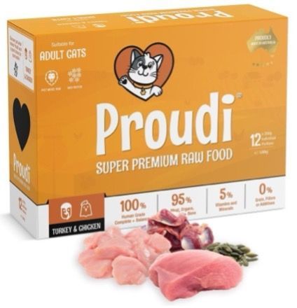 Proudi Cat - Turkey & Chicken