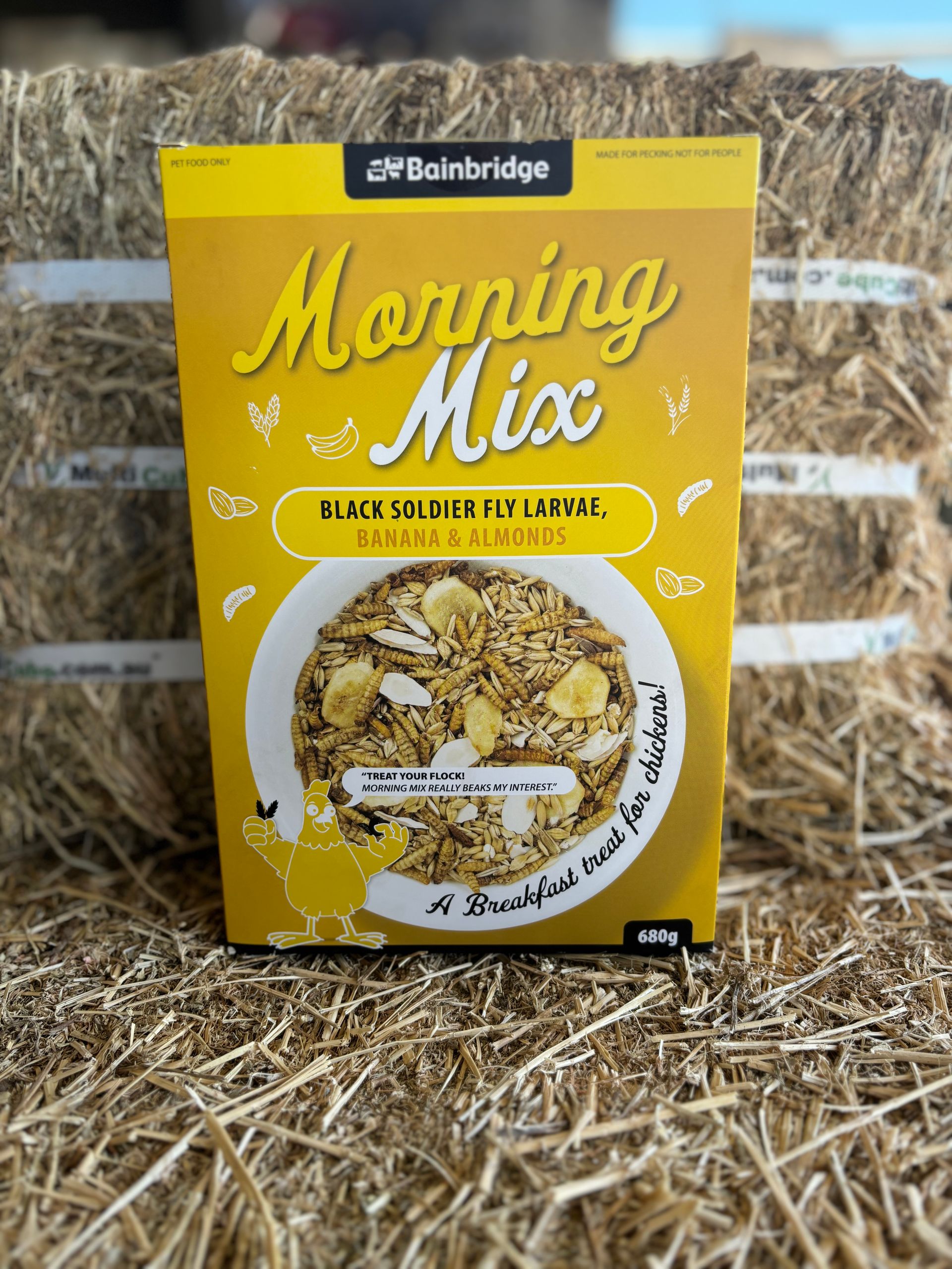 BAINBRIDGE MORNING MIX ~ Black Soldier Larvae, Banana & Almonds