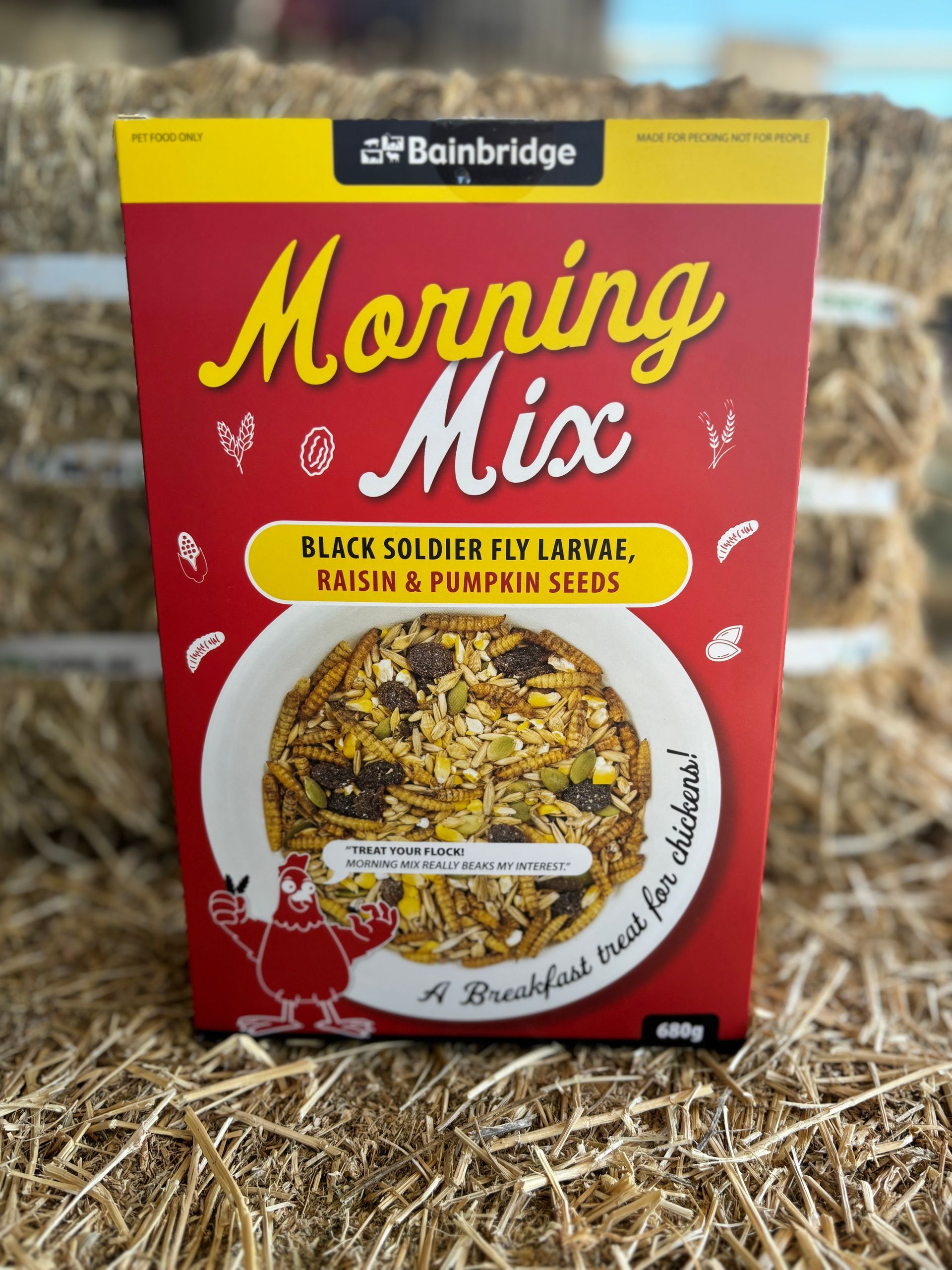 BAINBRIDGE MORNING MIX ~ Black Soldier Fly Larvae, Raisin & Pumpkin Seeds