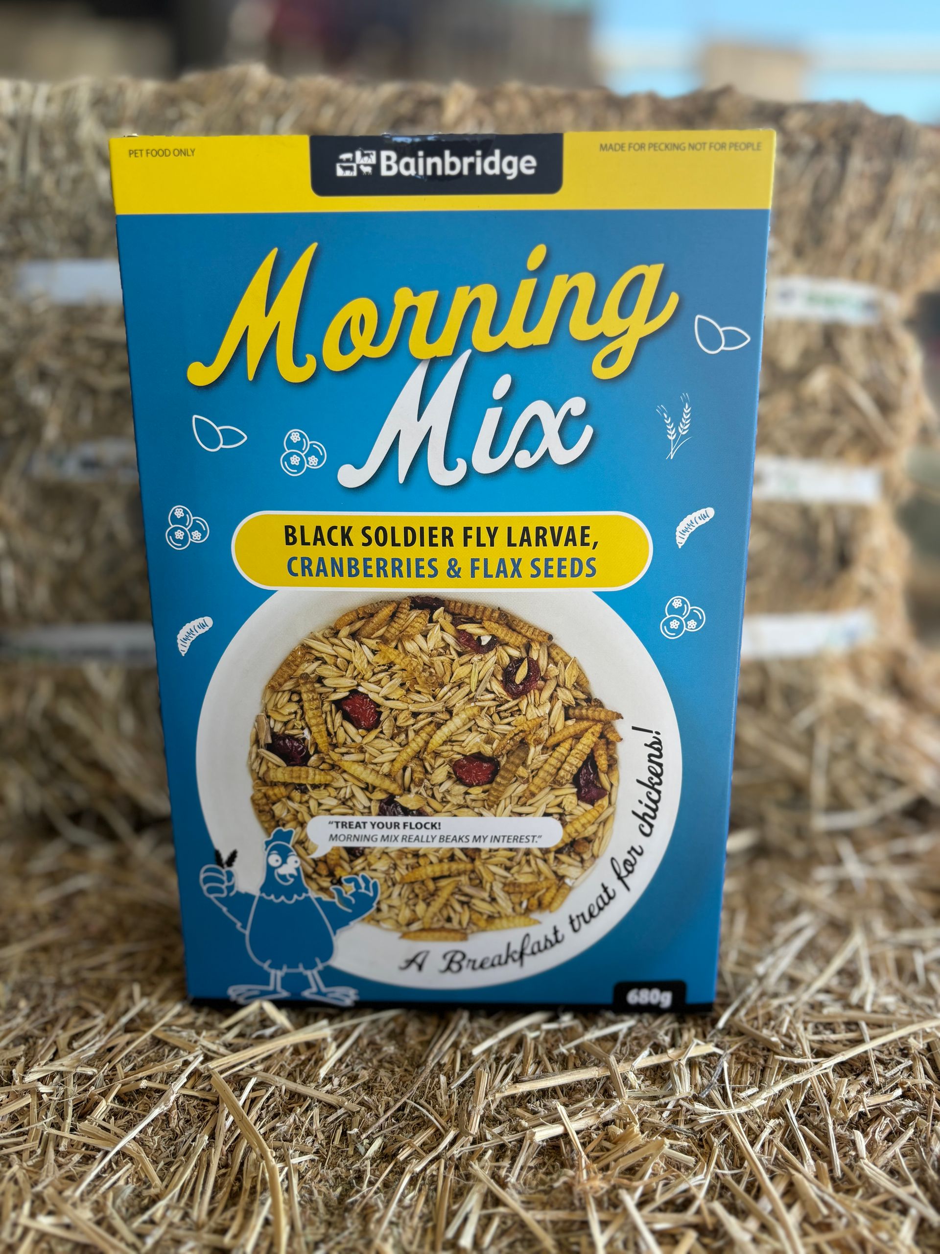BAINBRIDGE MORNING MIX ~ Black Soldier Fly Larvae, Cranberries & Flax Seeds