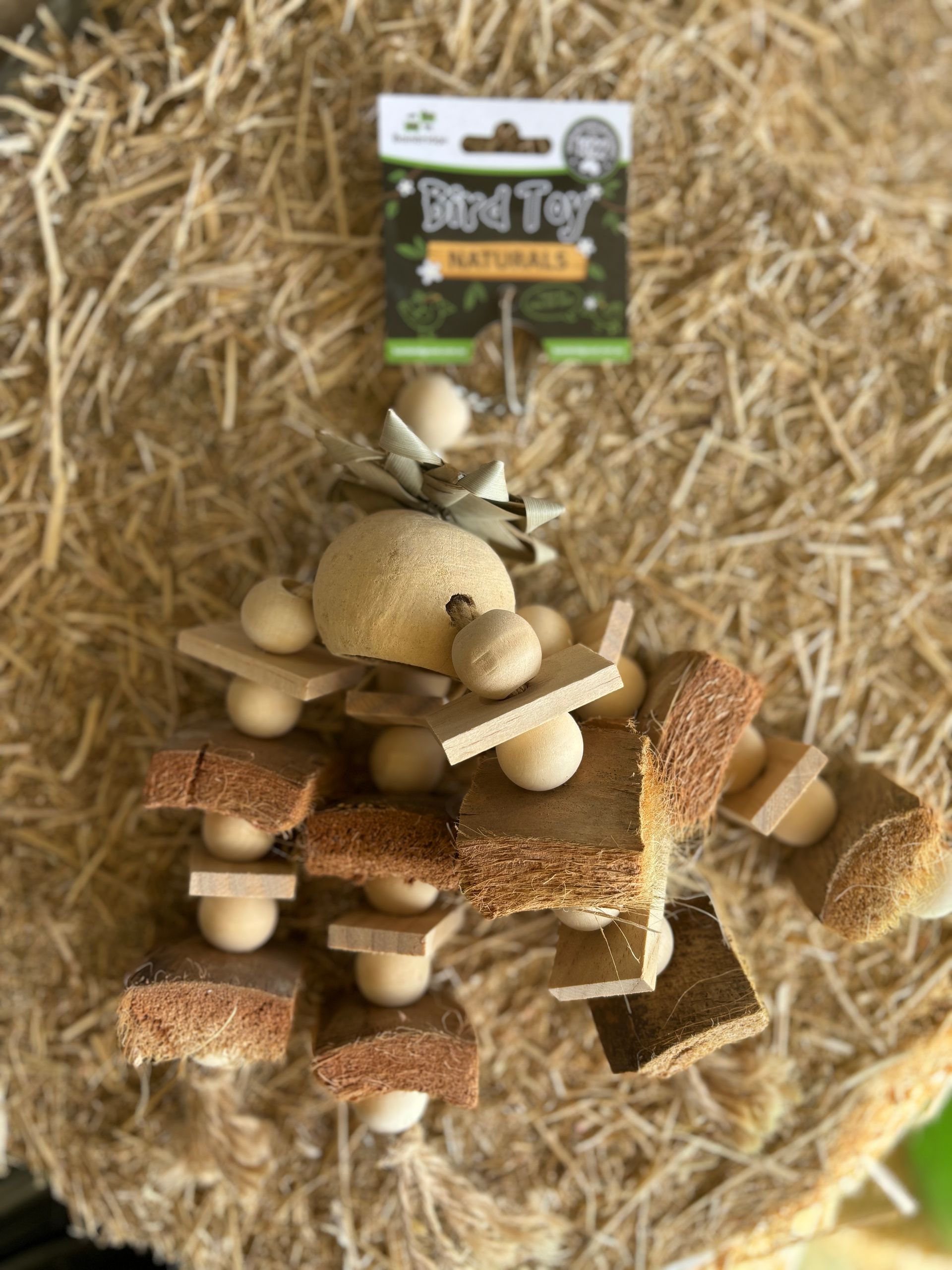 Bainbridge Bird Toy ~ Wood Marble Chime