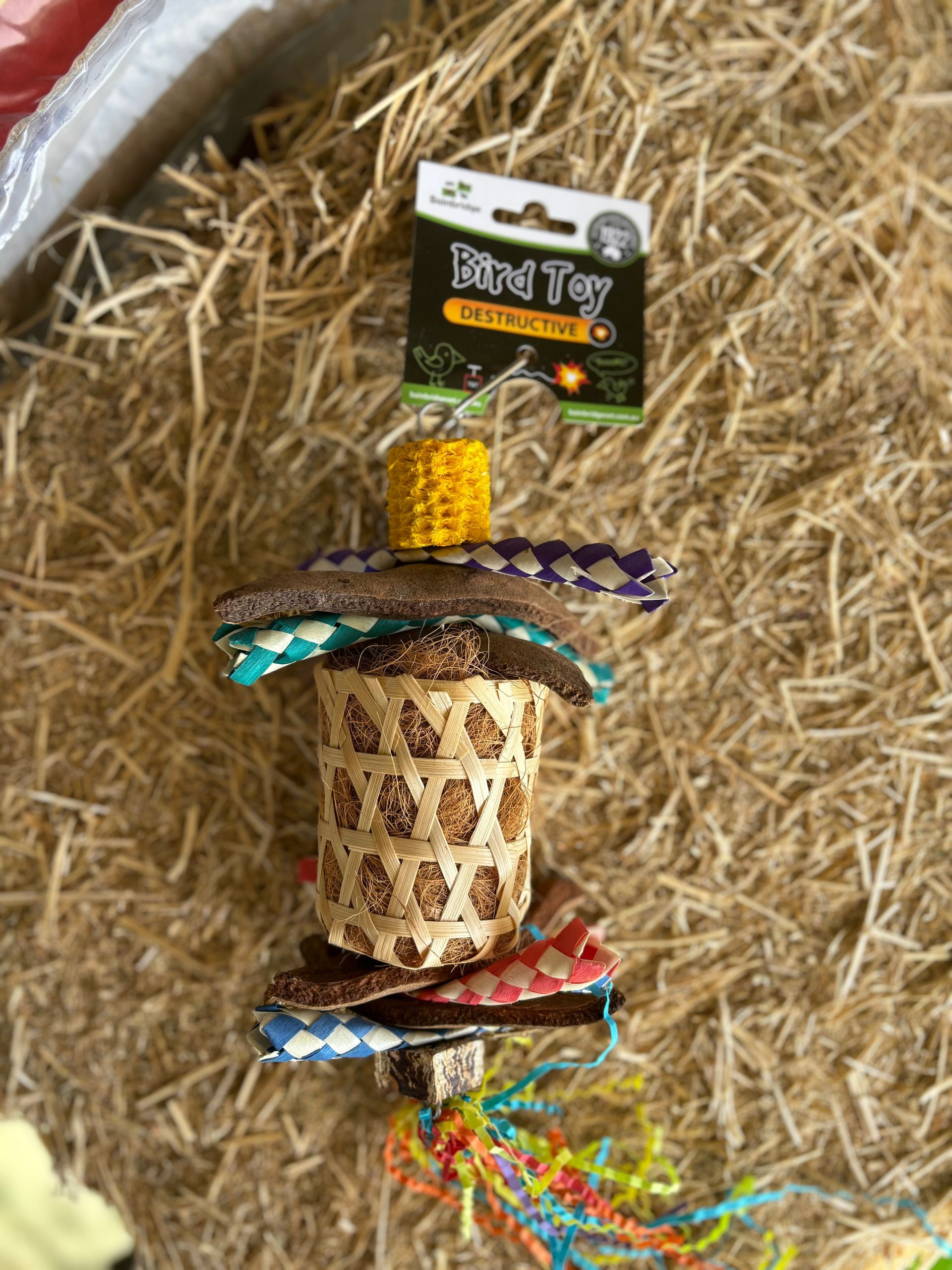 Bainbridge Bird Toy ~ Fiesta Party Popper