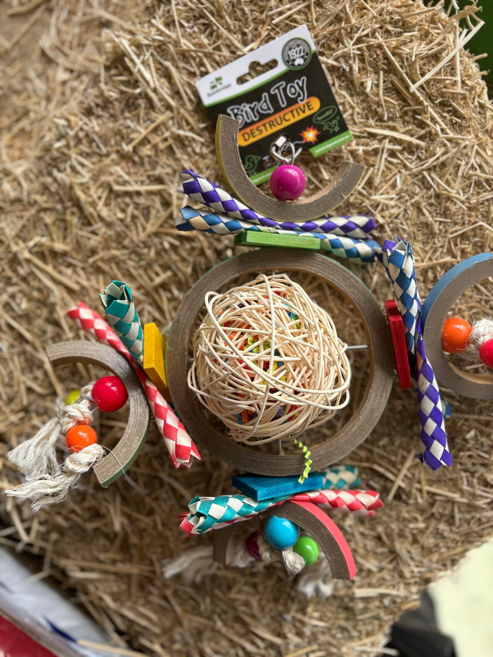 Bainbridge Bird Toy ~ Fiesta Dream Catcher
