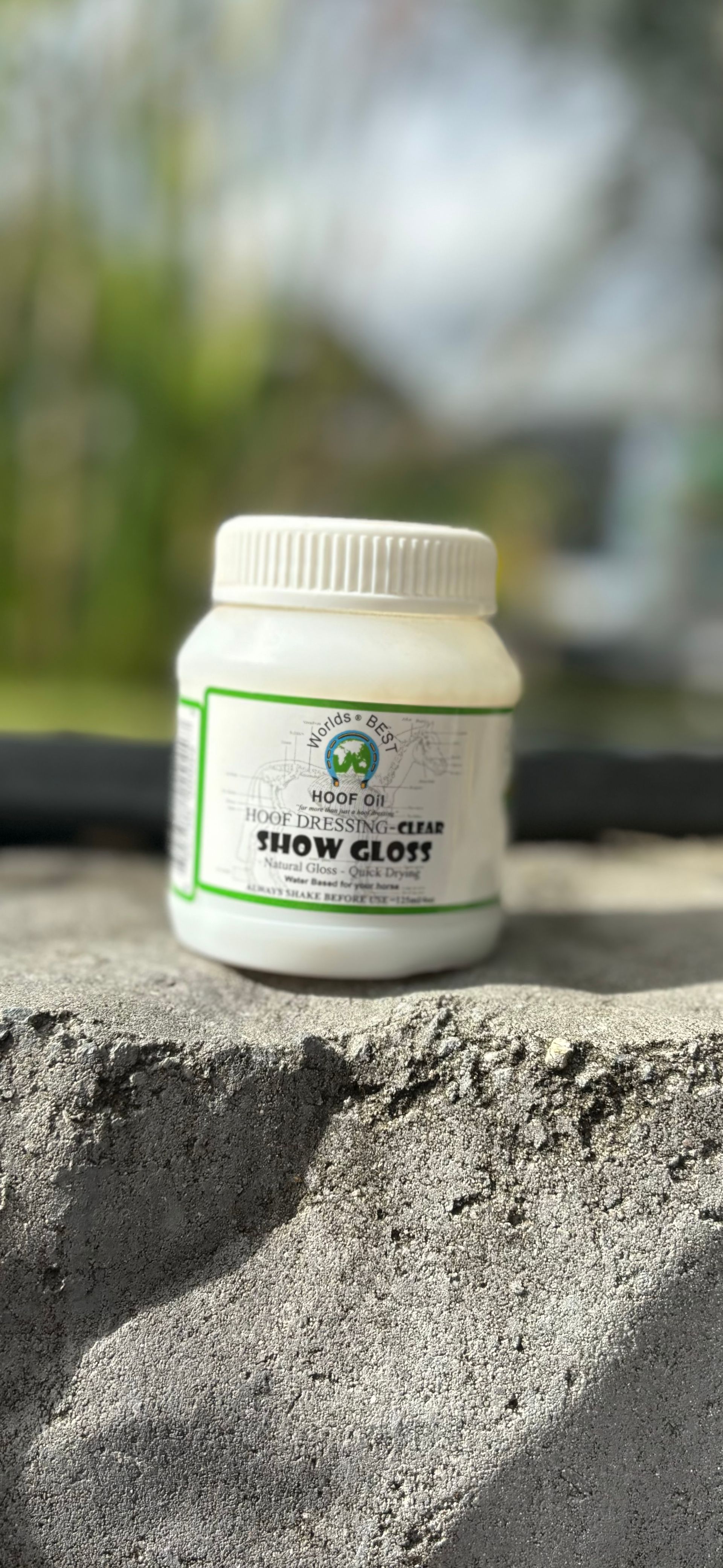 Worlds Best Hoof Dressing - Clear Show Gloss 125ml