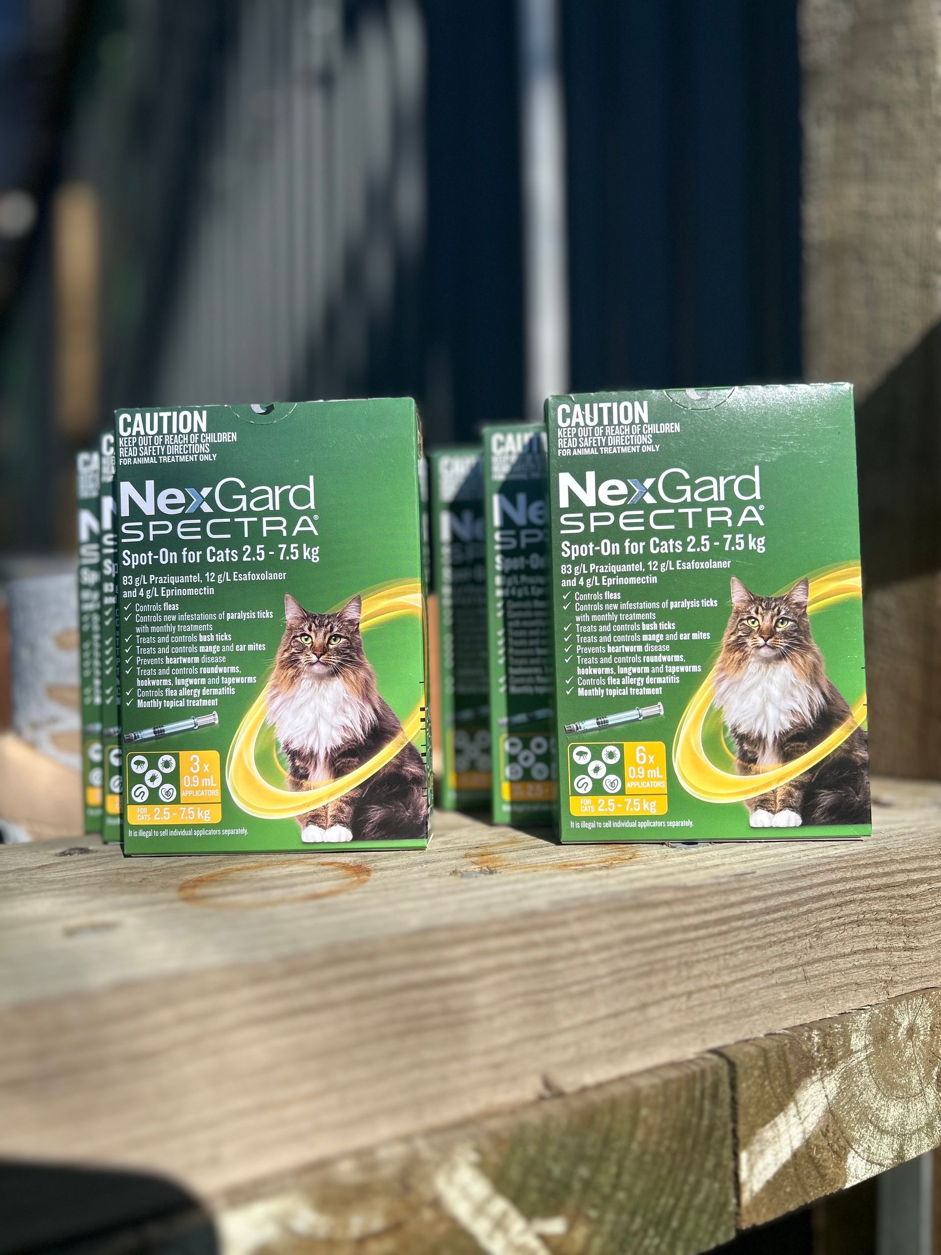 NexGard Spectra Spot-on for Cats 2.7-7kg